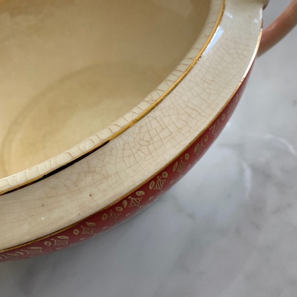 The Cronin China Co. pot w/ lid 22 karat gold - Picture 9 of 15